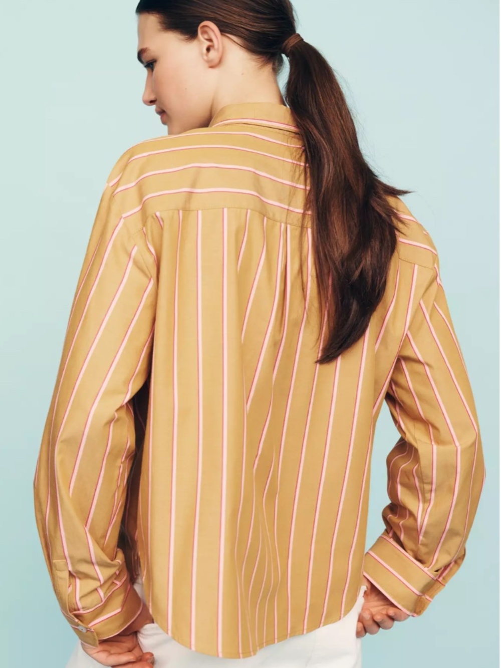 Shrunken Bennet Button Down Shirt by Maeve